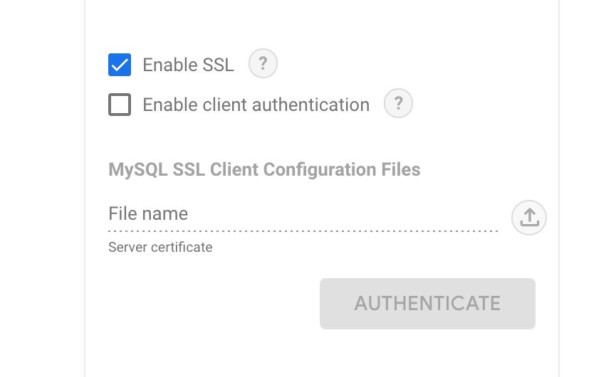 Конфигурация соединения Looker Studio с настройками SSL ClickHouse Cloud